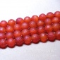 [批發(fā)]天然瑪瑙 磨砂紅瑪瑙圓珠半成品 8-20mm風(fēng)化瑪瑙散珠