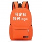 定制學(xué)校LOGO小學(xué)生書包雙肩背包軟布背包卡通兒童書包